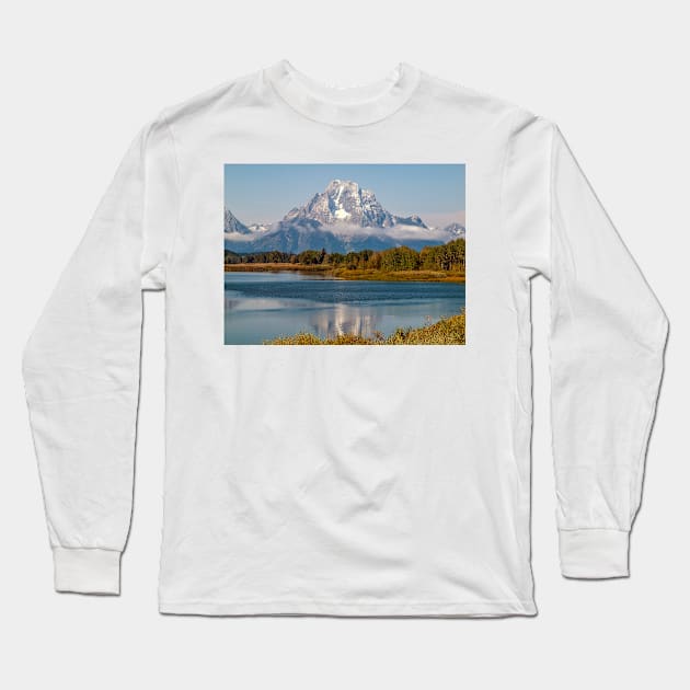 Mt. Moran Long Sleeve T-Shirt by algill